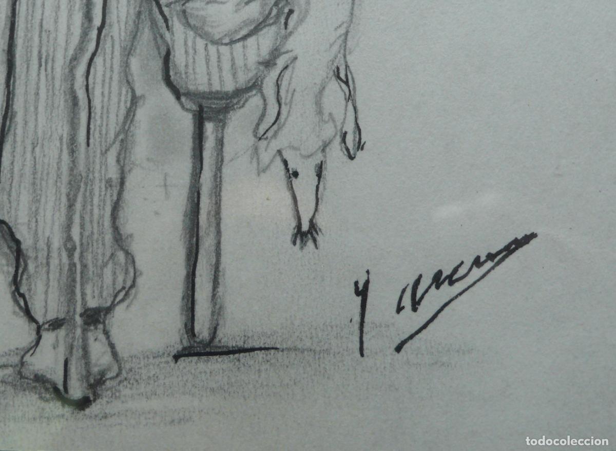 Arte: DIBUJO ORIGINAL A LAPICERO - Foto 3