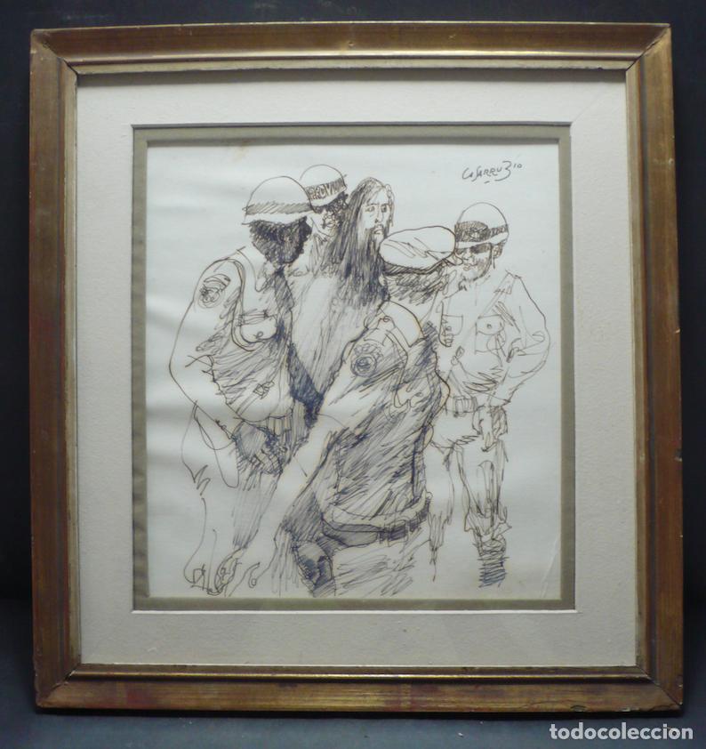 Arte: DIBUJO ORIGINAL TINTA - Foto 1