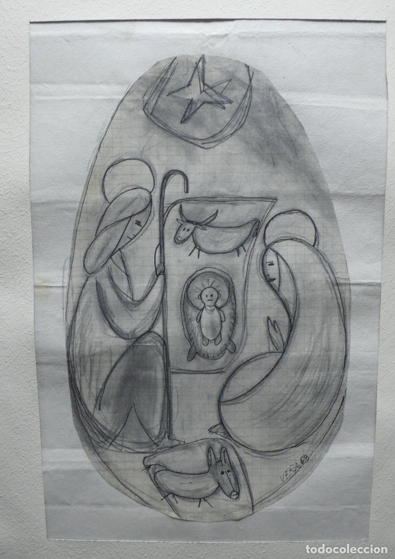 Arte: DIBUJO ORIGINAL A LAPICERO - Foto 2