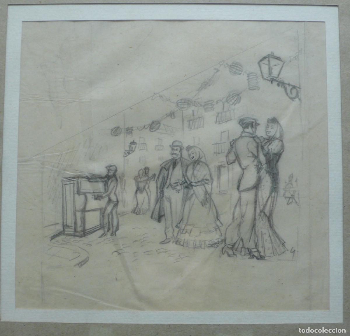 Arte: DIBUJO ORIGINAL A LAPICERO - Foto 2