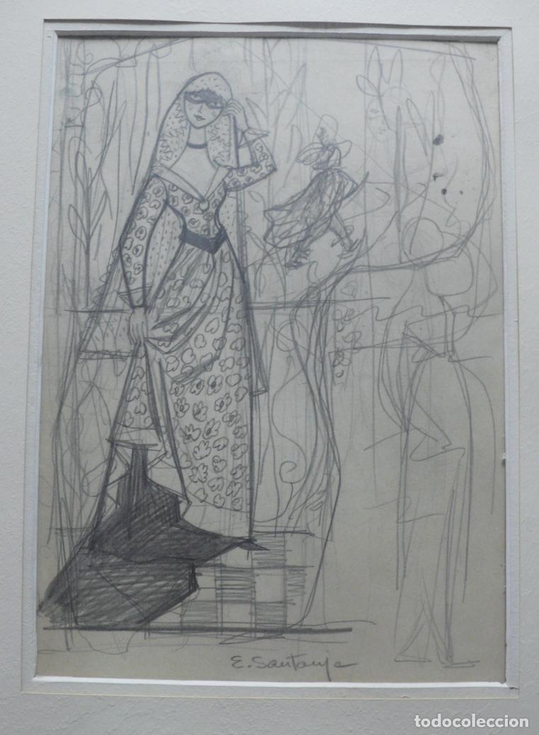Arte: DIBUJO ORIGINAL A LAPICERO - Foto 3