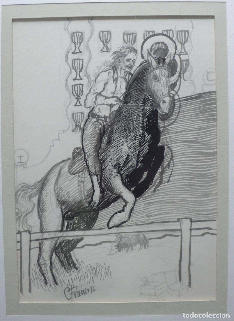 Arte: DIBUJO ORIGINAL TINTA - Foto 2