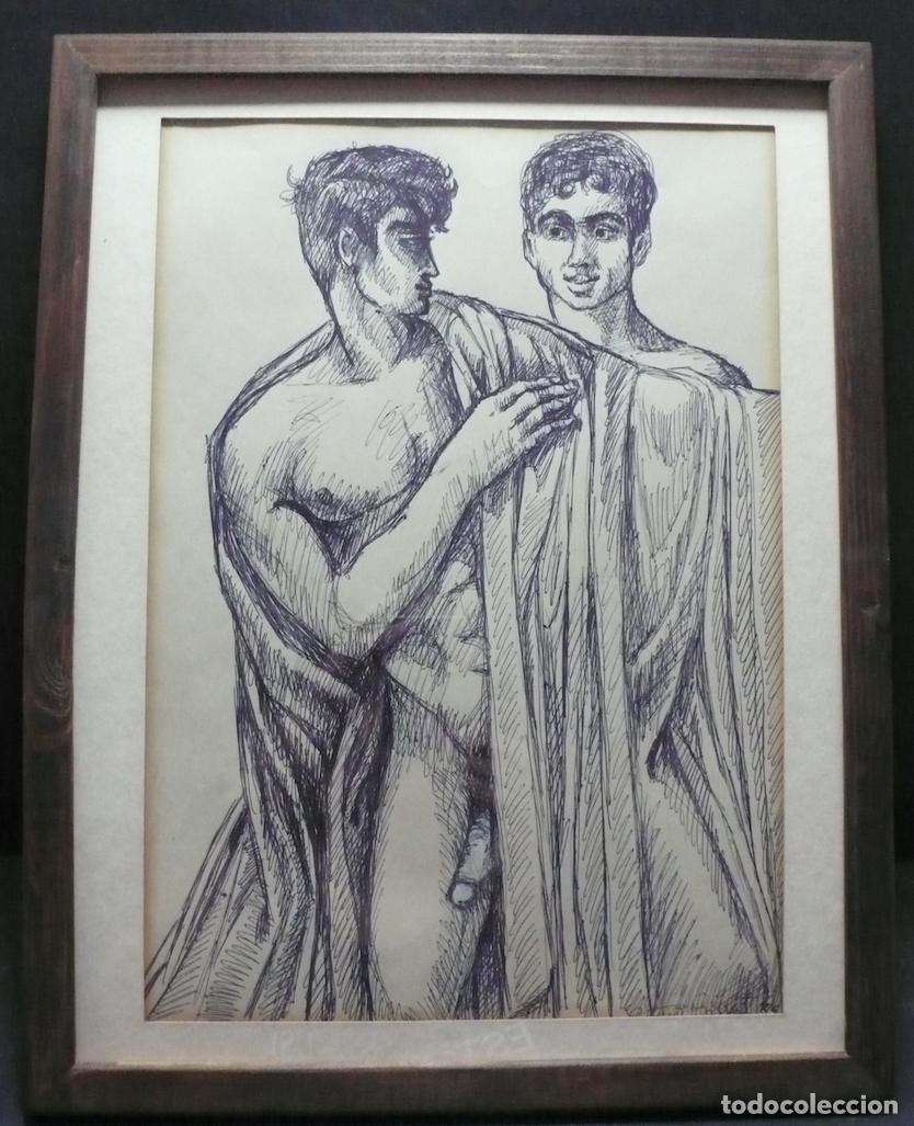 Arte: DIBUJO ORIGINAL TINTA - Foto 1