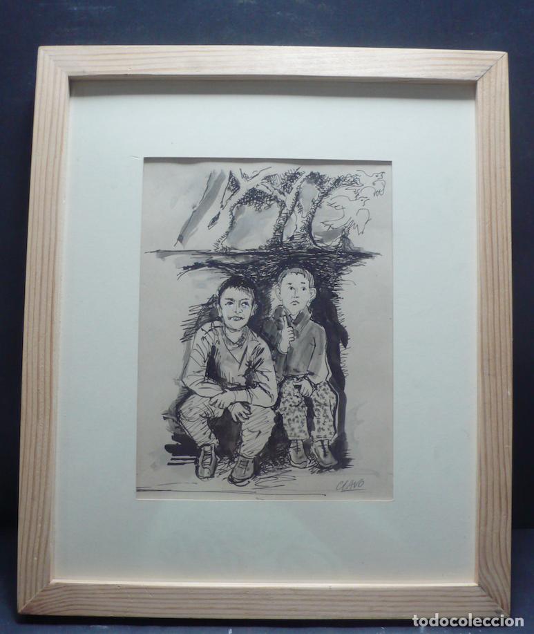 Arte: DIBUJO ORIGINAL TINTA - Foto 1
