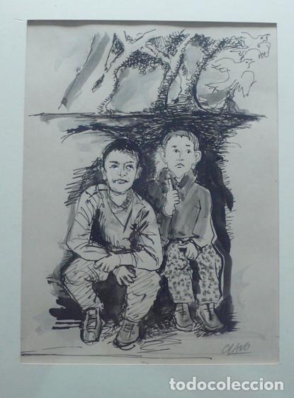 Arte: DIBUJO ORIGINAL TINTA - Foto 2