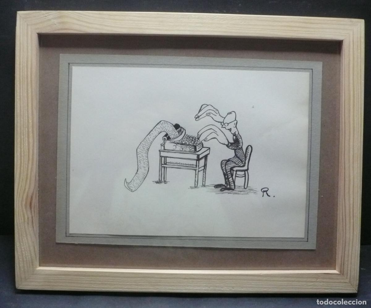 Arte: DIBUJO ORIGINAL TINTA - Foto 1