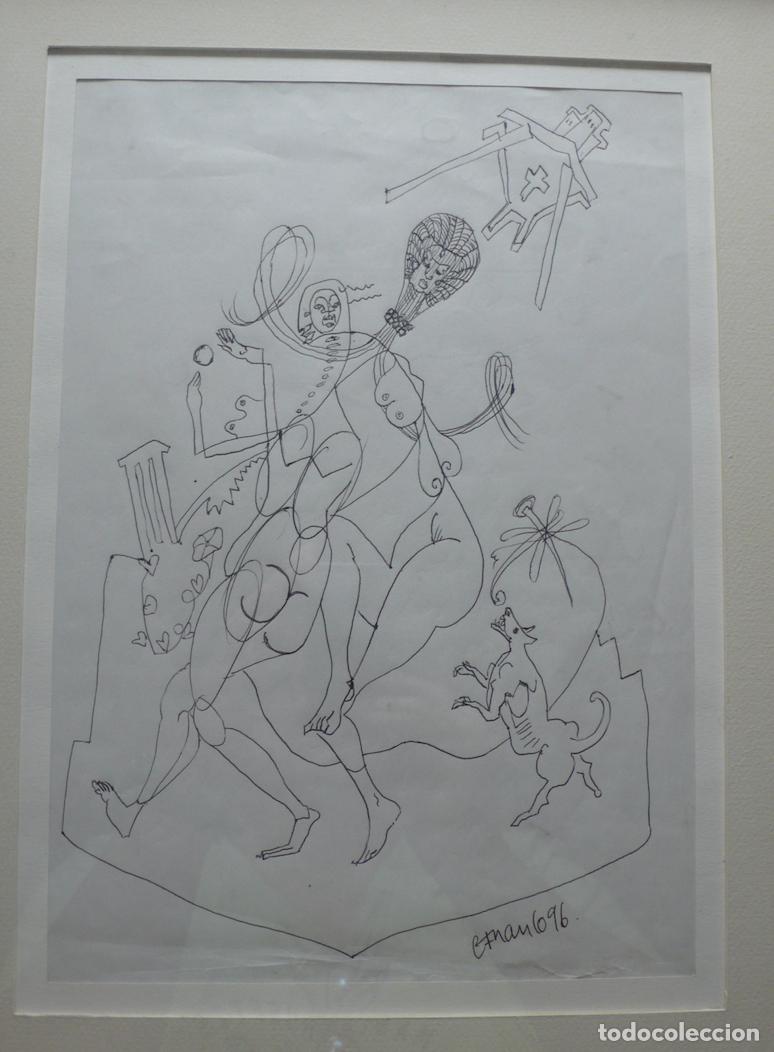 Arte: DIBUJO ORIGINAL TINTA - Foto 2