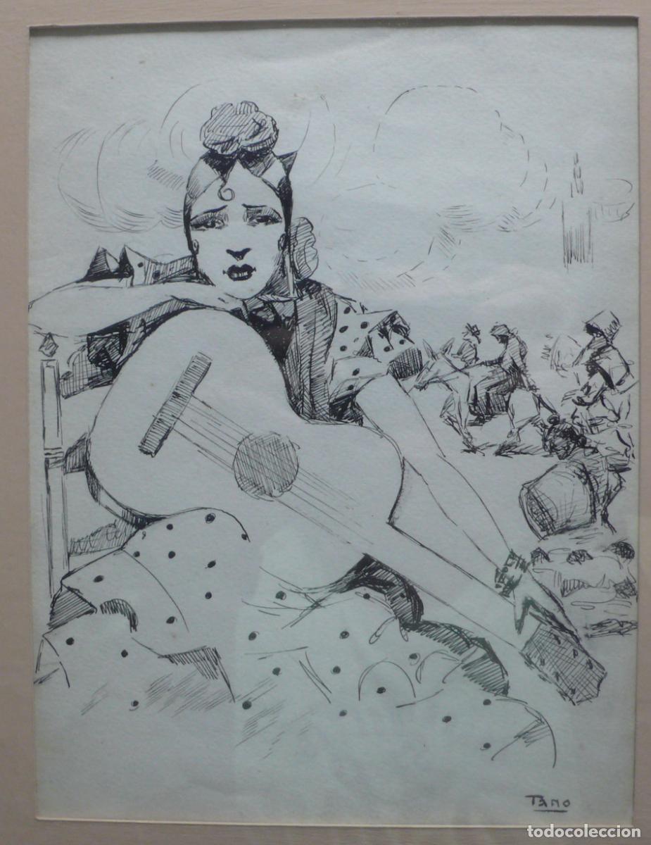 Arte: DIBUJO ORIGINAL TINTA - Foto 2