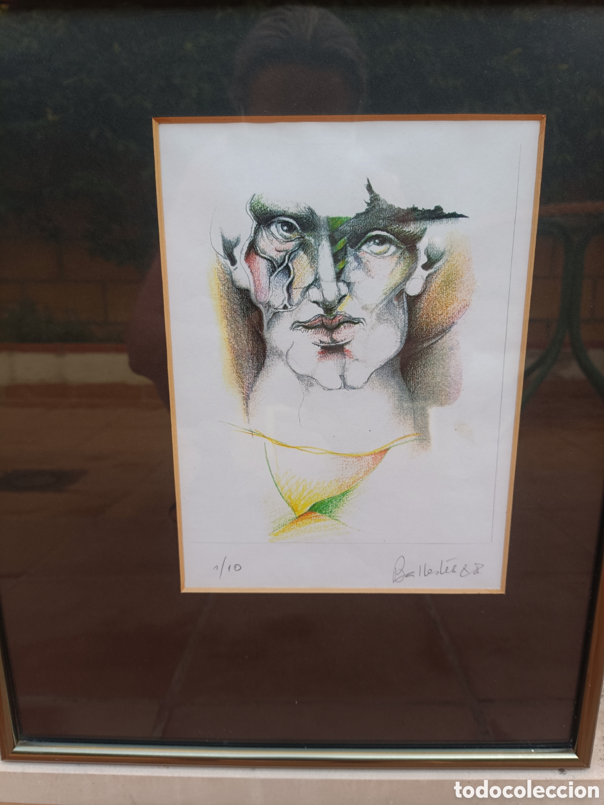 Arte: Pintura de C&aacute;ndido Ballester del a&ntilde;o 1988