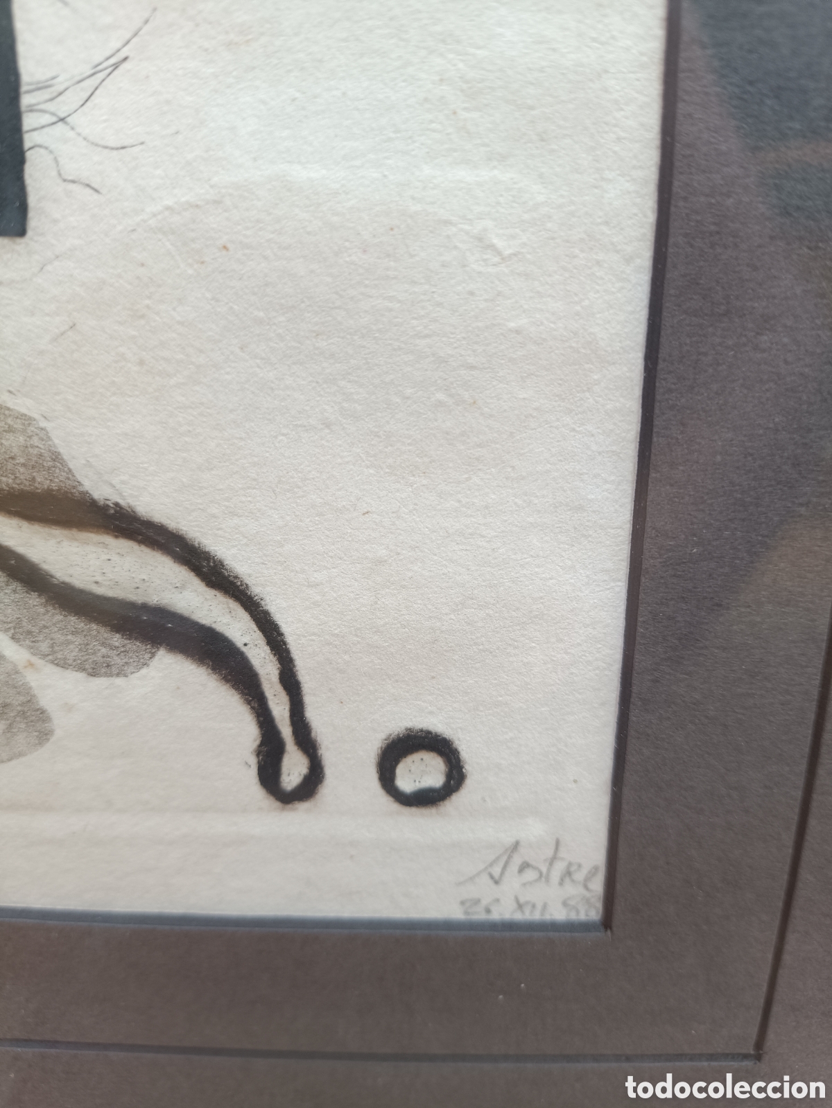Arte: Cuadro dibujo del a&ntilde;o 1988 - Foto 2