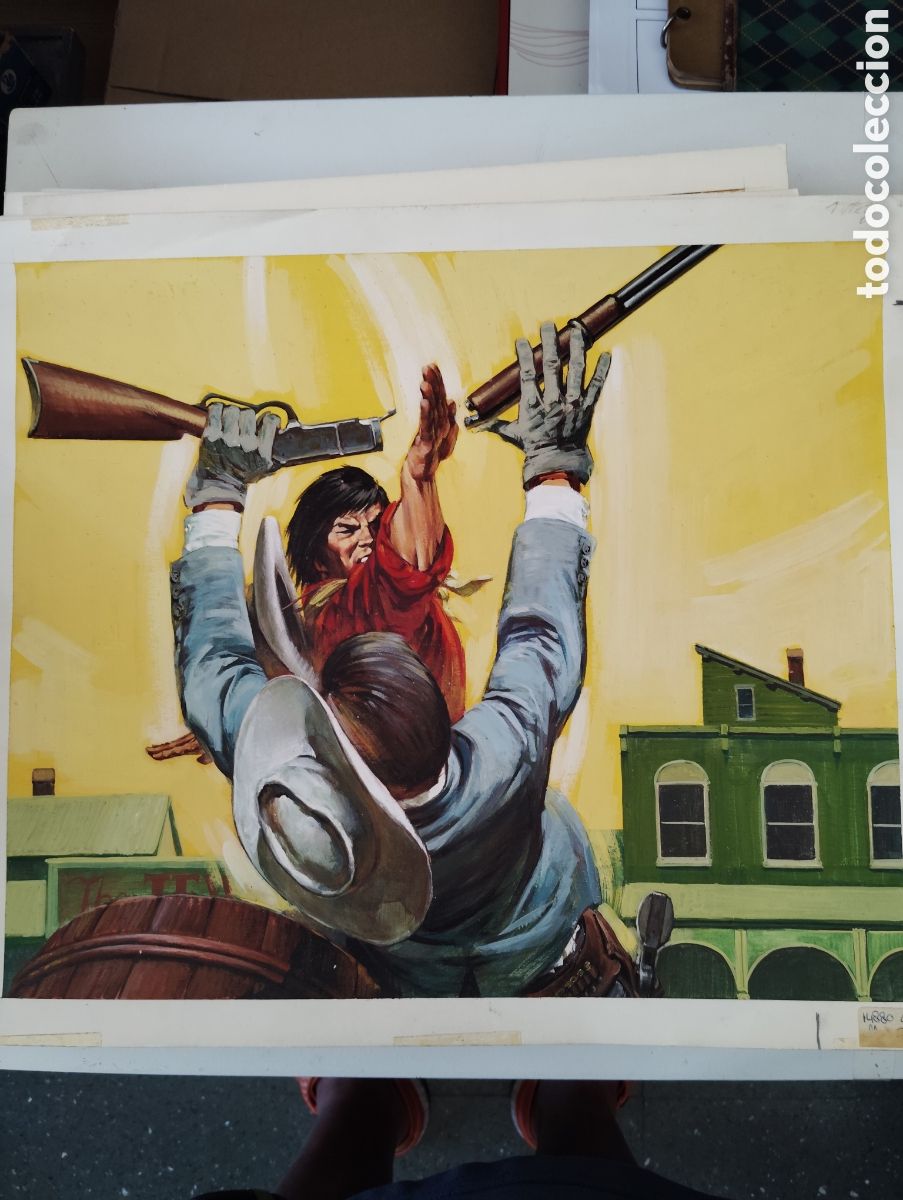 Arte: L&oacute;pez Esp&iacute; original Kung Fu - Foto 1