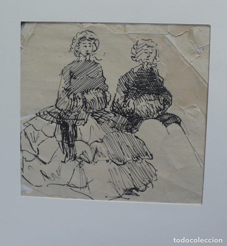 Arte: LOTE DE 6 DIBUJOS TINTA - Foto 3
