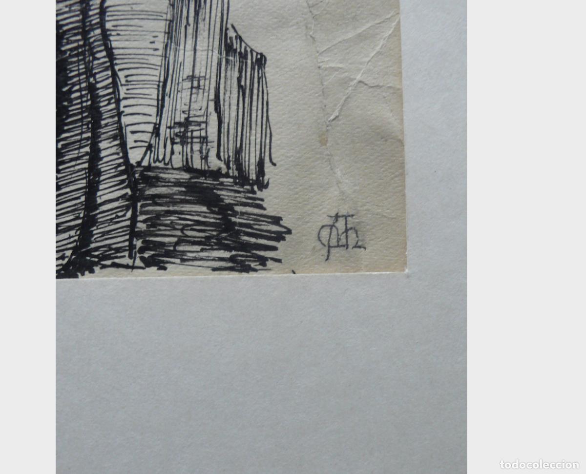 Arte: LOTE DE 6 DIBUJOS TINTA - Foto 8
