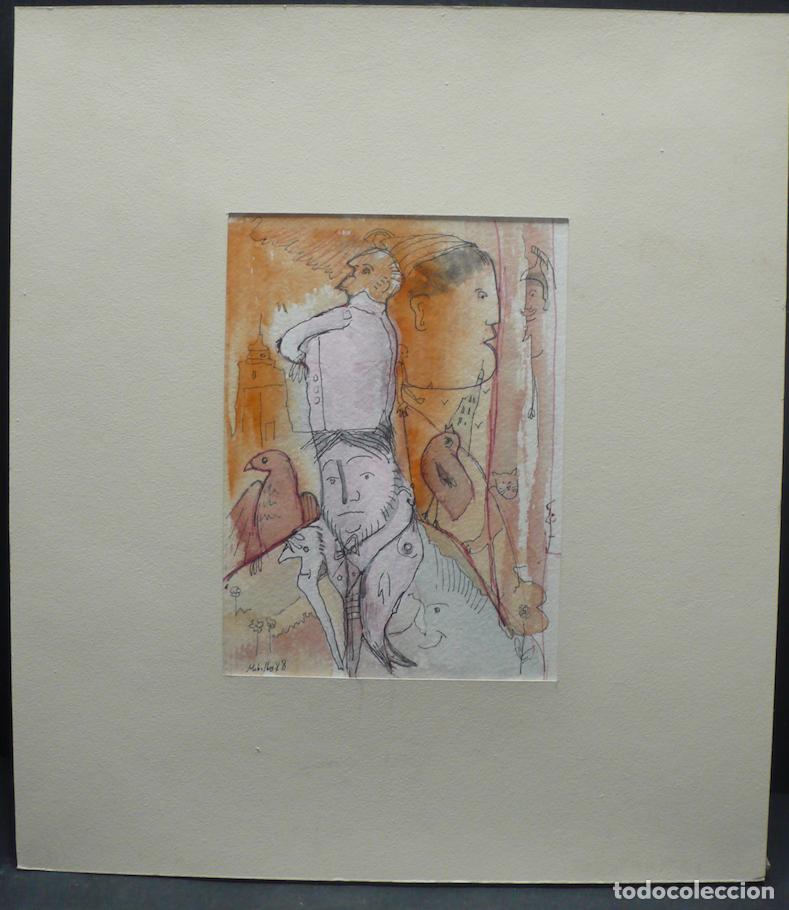 Arte: DIBUJO ORIGINAL TINTA - Foto 1
