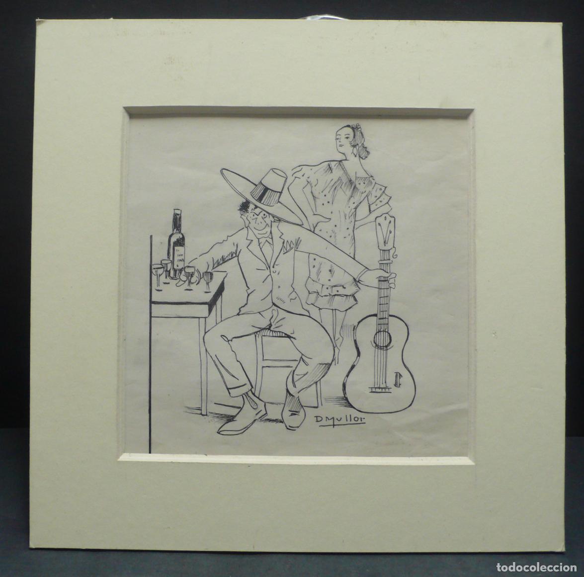 Arte: DIBUJO ORIGINAL TINTA - Foto 1
