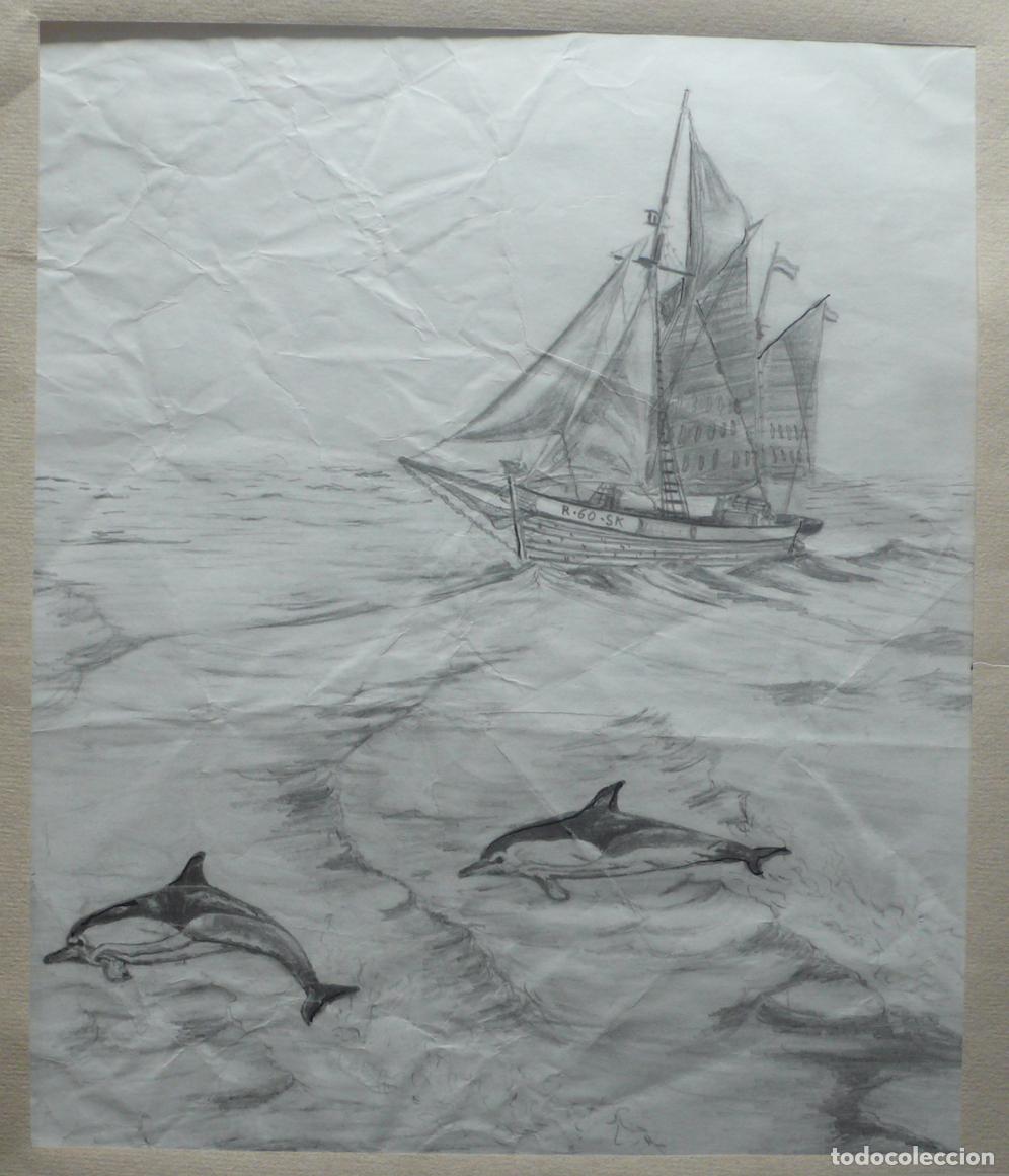 Arte: DIBUJO ORIGINAL A LAPICERO - Foto 2