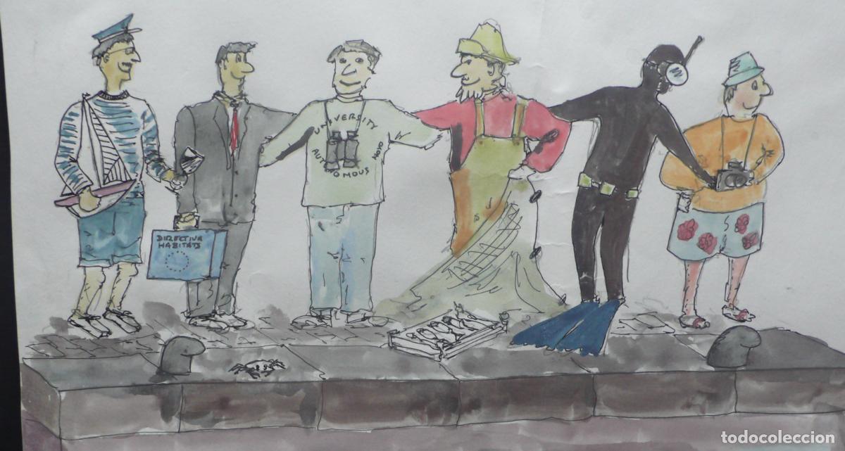 Arte: DIBUJO ORIGINAL TINTA - Foto 2