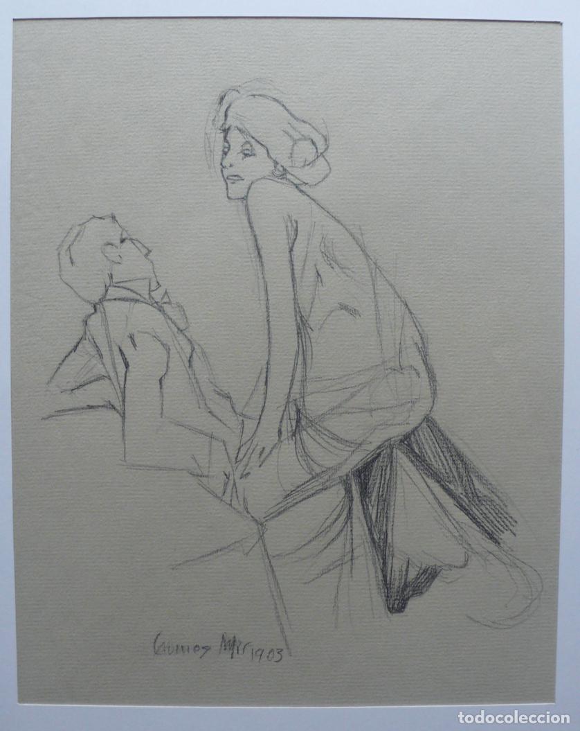 Arte: DIBUJO ORIGINAL A LAPICERO - Foto 2