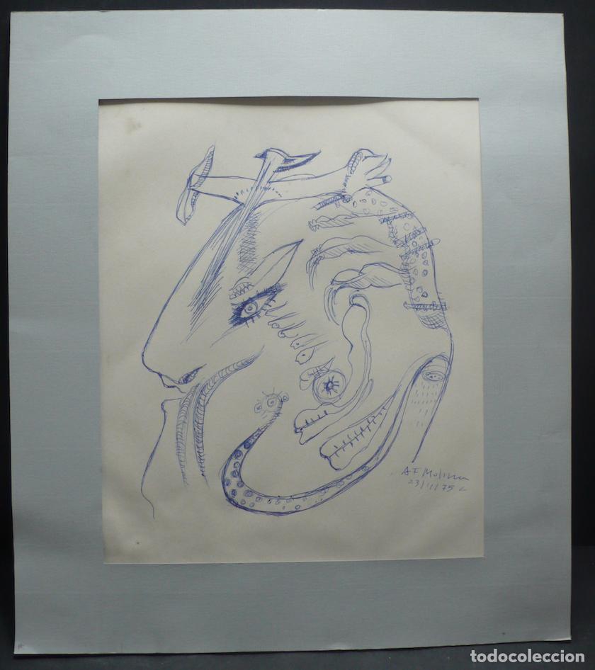 Arte: DIBUJO ORIGINAL TINTA - Foto 1