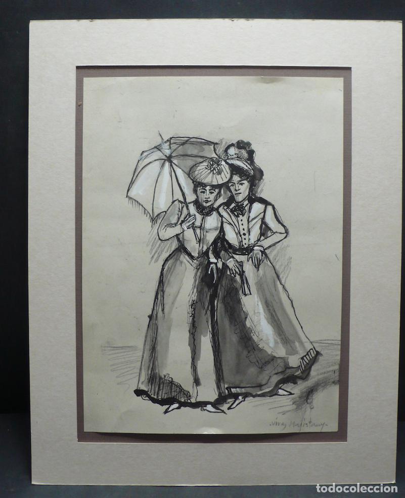Arte: DIBUJO ORIGINAL TINTA - Foto 1