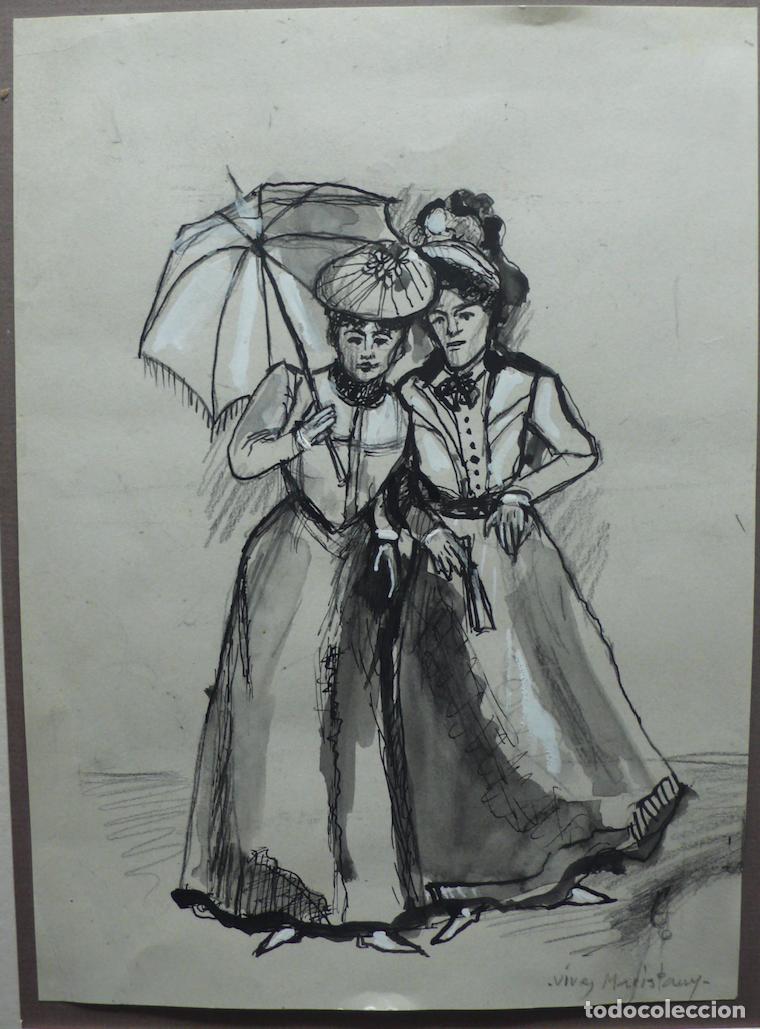 Arte: DIBUJO ORIGINAL TINTA - Foto 2