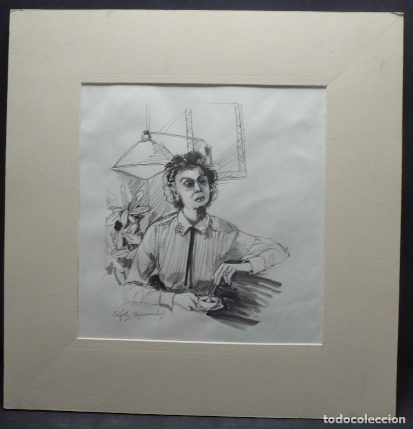 Arte: DIBUJO ORIGINAL TINTA - Foto 1