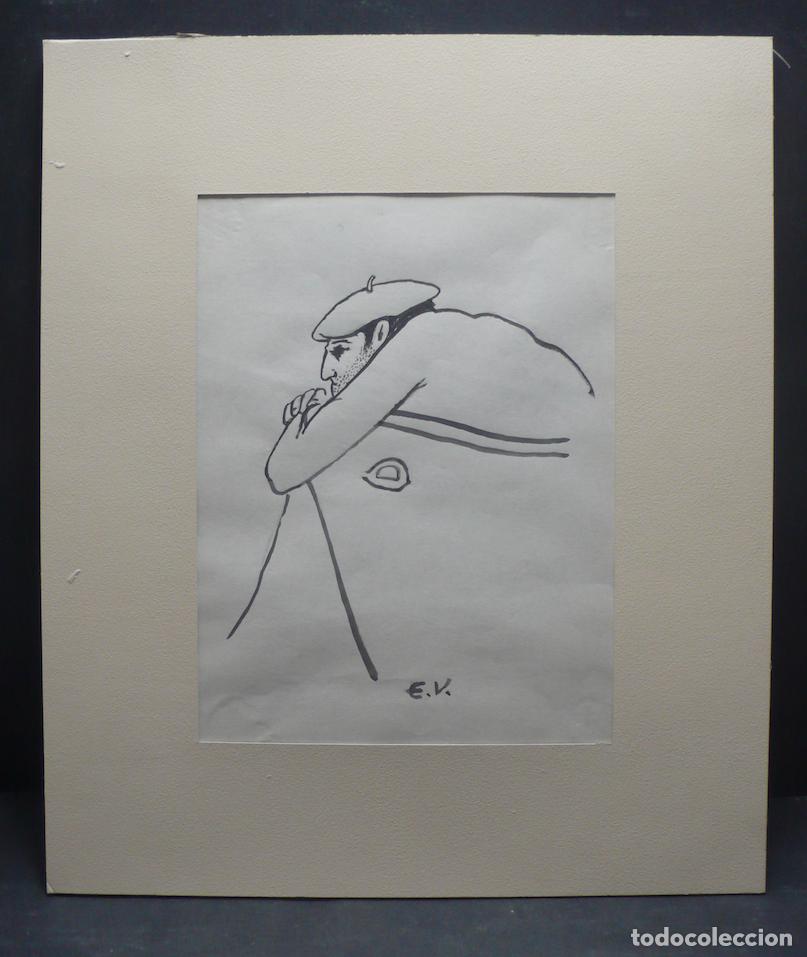 Arte: DIBUJO ORIGINAL TINTA - Foto 1