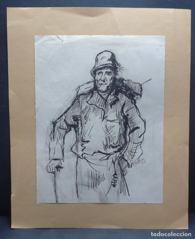 Arte: DIBUJO ORIGINAL TINTA - Foto 1