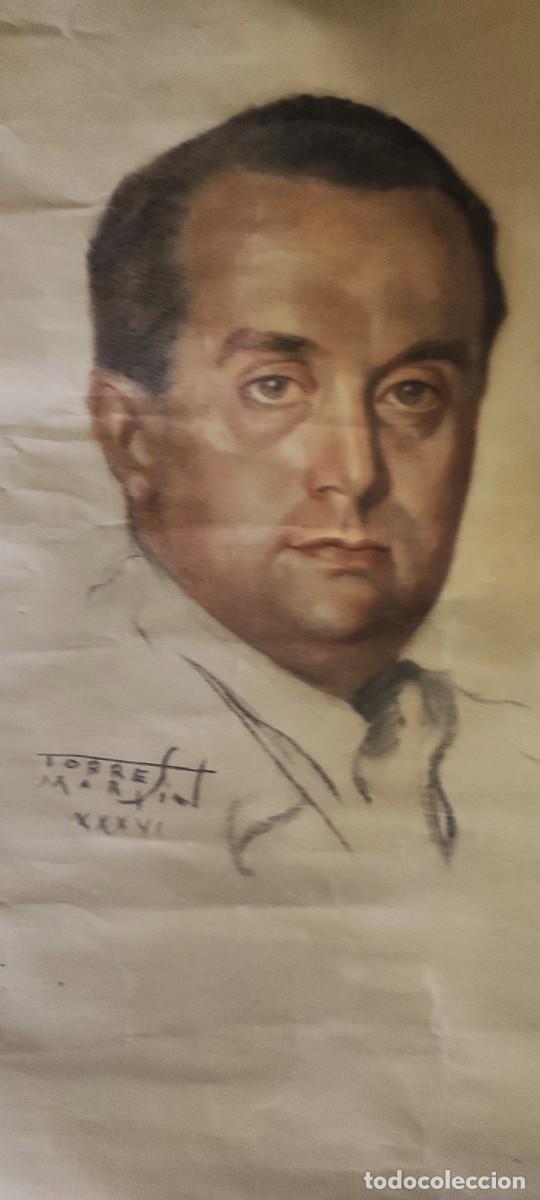 Kunst: Extraordinario retrato de caballero realizado por el pintor Jos&eacute; Mar&iacute;a Torres Martin