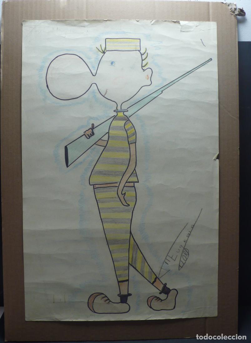 Arte: DIBUJO ORIGINAL TINTA - Foto 1