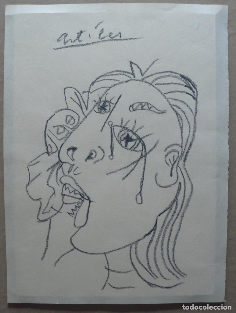 Arte: DIBUJO ORIGINAL A LAPICERO - Foto 2