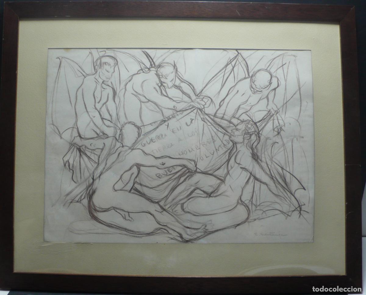 Arte: DIBUJO ORIGINAL A LAPICERO - Foto 1