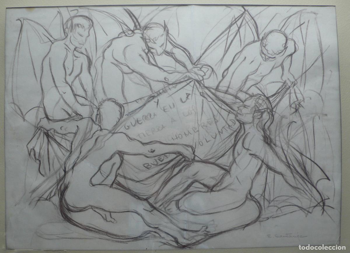 Arte: DIBUJO ORIGINAL A LAPICERO - Foto 2