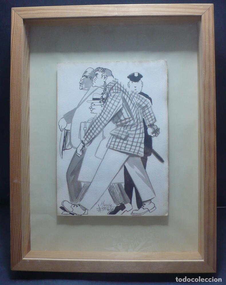 Arte: DIBUJO ORIGINAL TINTA - Foto 1