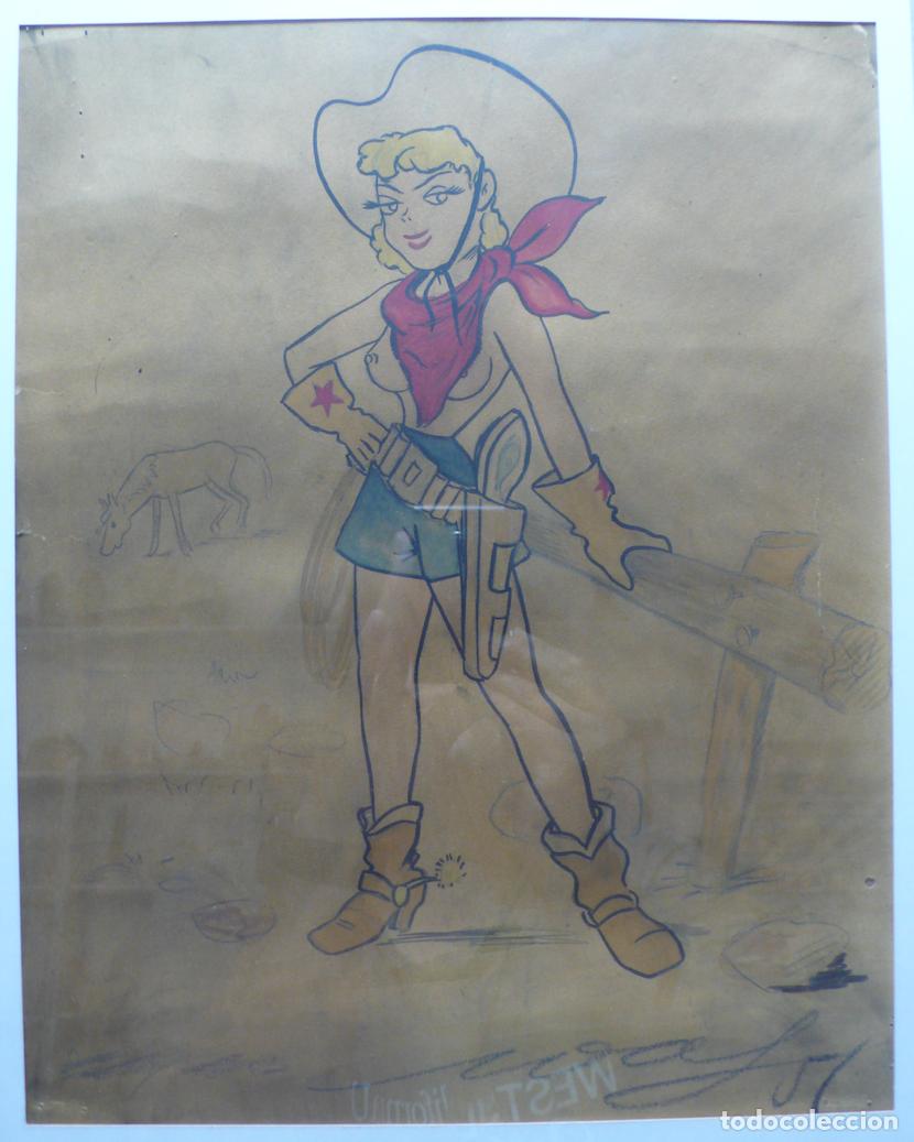 Arte: DIBUJO ORIGINAL TINTA - Foto 2