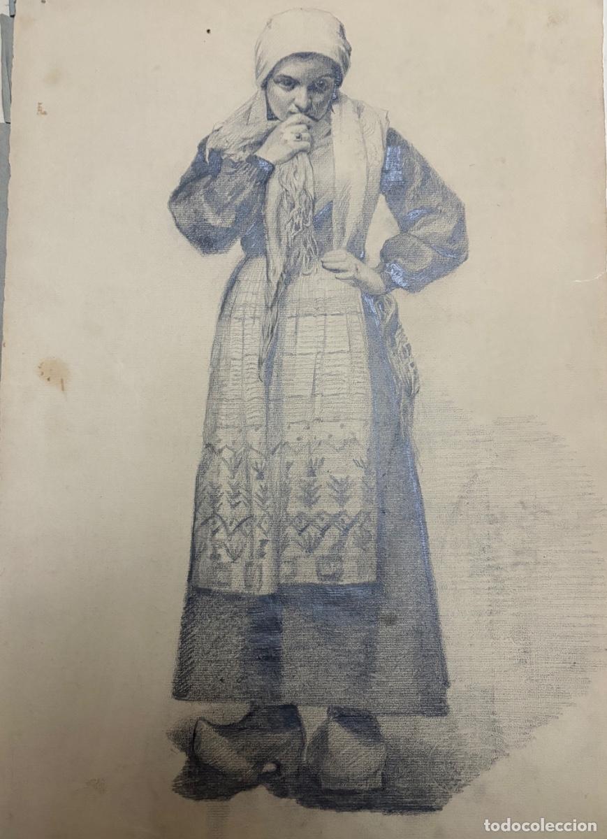 Arte: Mujer gallega, sin firmar - Foto 2