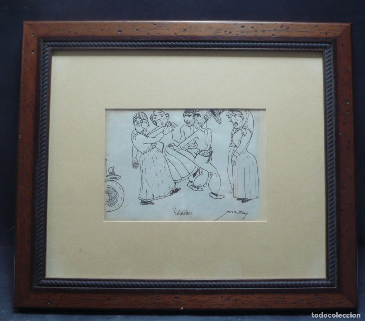 Arte: DIBUJO ORIGINAL TINTA - Foto 1
