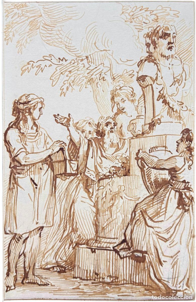 Arte: Janus sacrifice, around 1800 - Foto 1