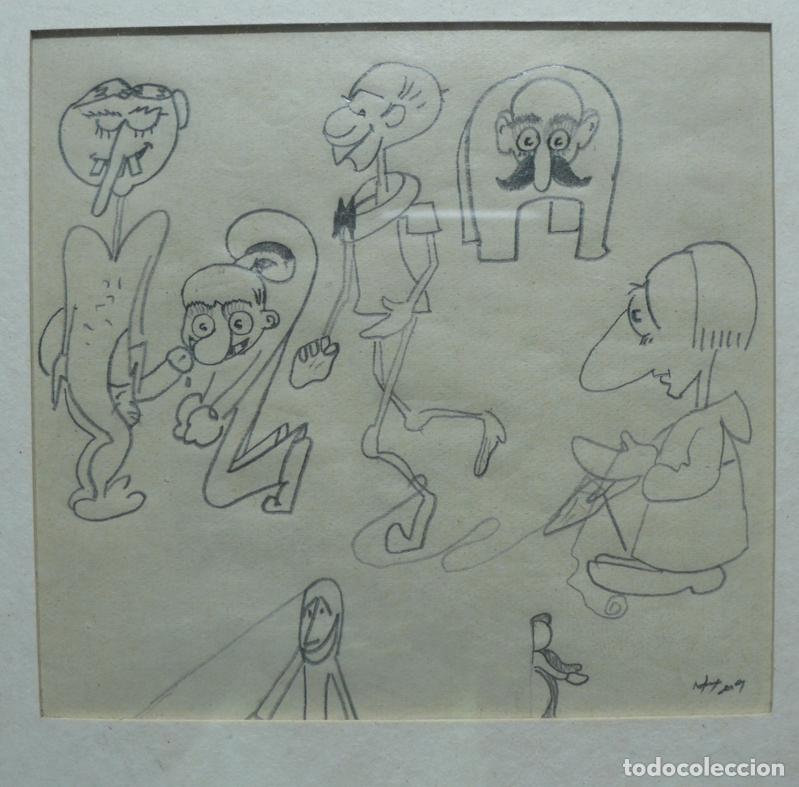 Arte: DIBUJO ORIGINAL A LAPICERO - Foto 2