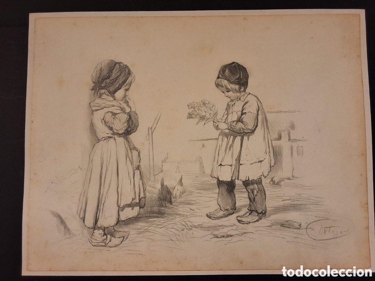 Arte: Francisco Javier Ortego. Ni&ntilde;os. - Foto 1