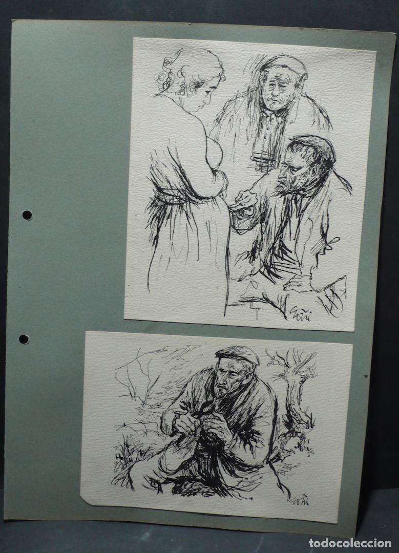 Arte: DIBUJO ORIGINAL TINTA - Foto 1