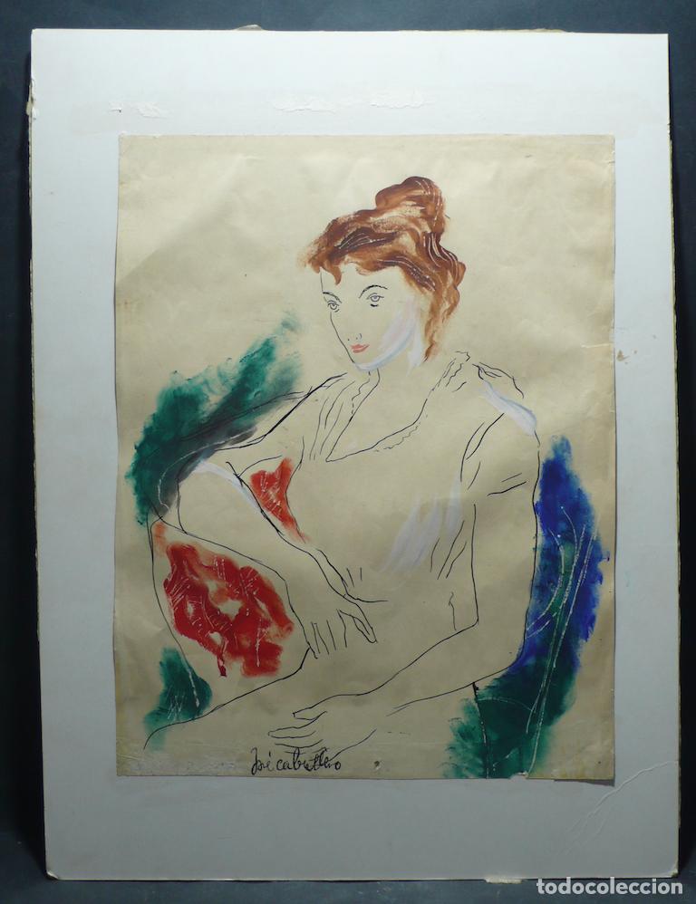 Arte: DIBUJO ORIGINAL TINTA - Foto 1