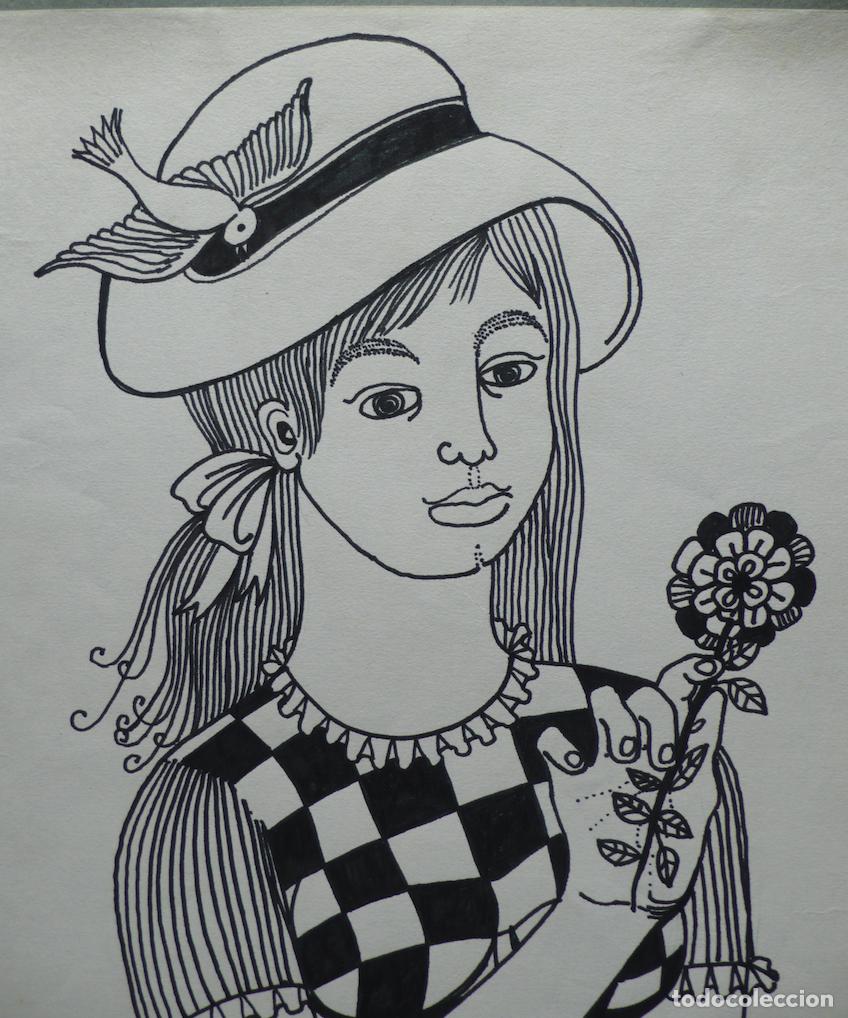 Arte: DIBUJO ORIGINAL TINTA - Foto 2