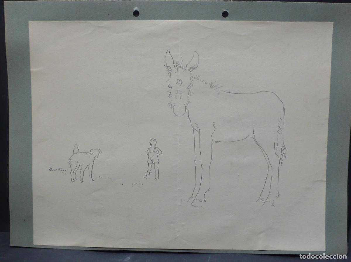 Arte: DIBUJO ORIGINAL TINTA - Foto 1