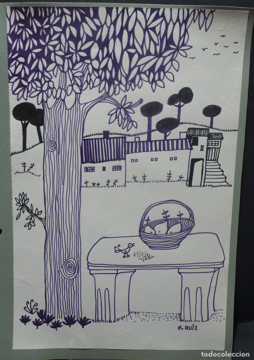 Arte: DIBUJO ORIGINAL TINTA - Foto 2