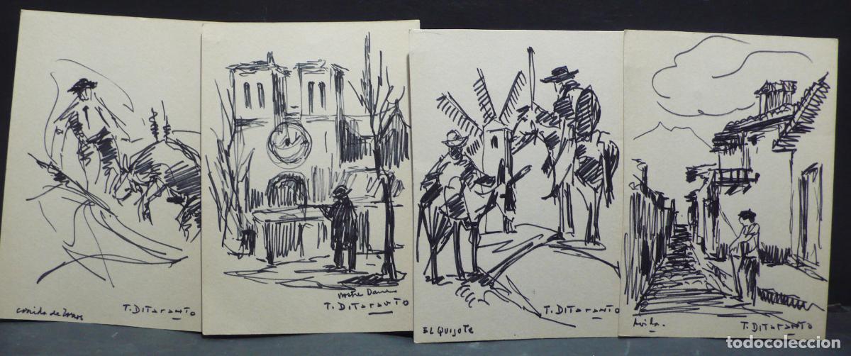 Arte: DIBUJO ORIGINAL A TINTA - Foto 1