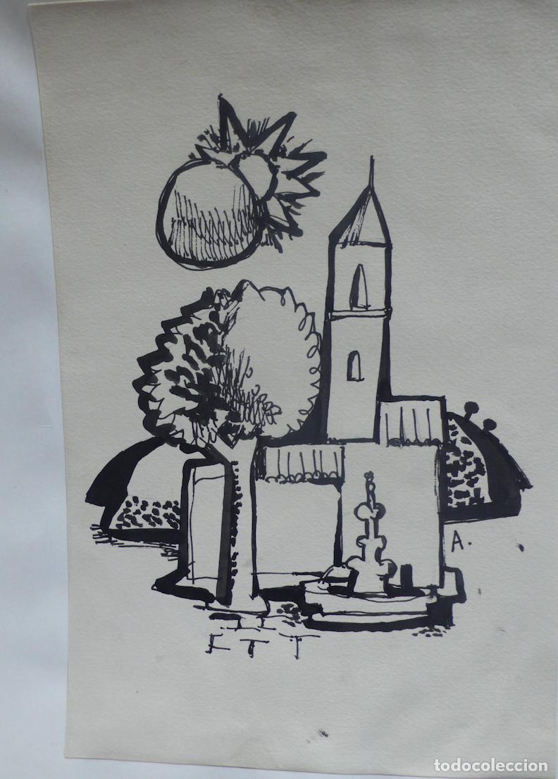 Arte: DIBUJO ORIGINAL A TINTA - Foto 9