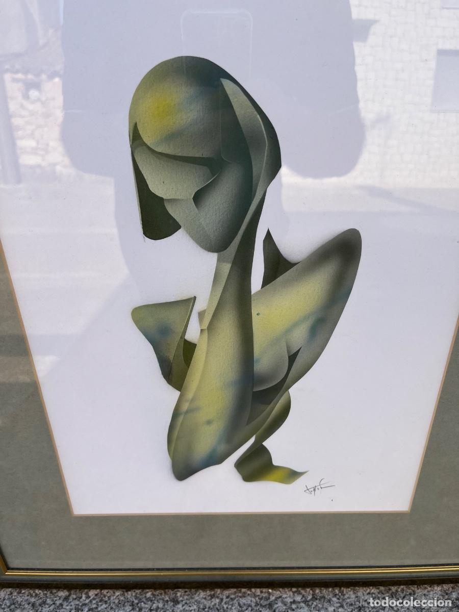 Arte: Cuadro, pintura, a&ntilde;o 70-80 - Foto 2