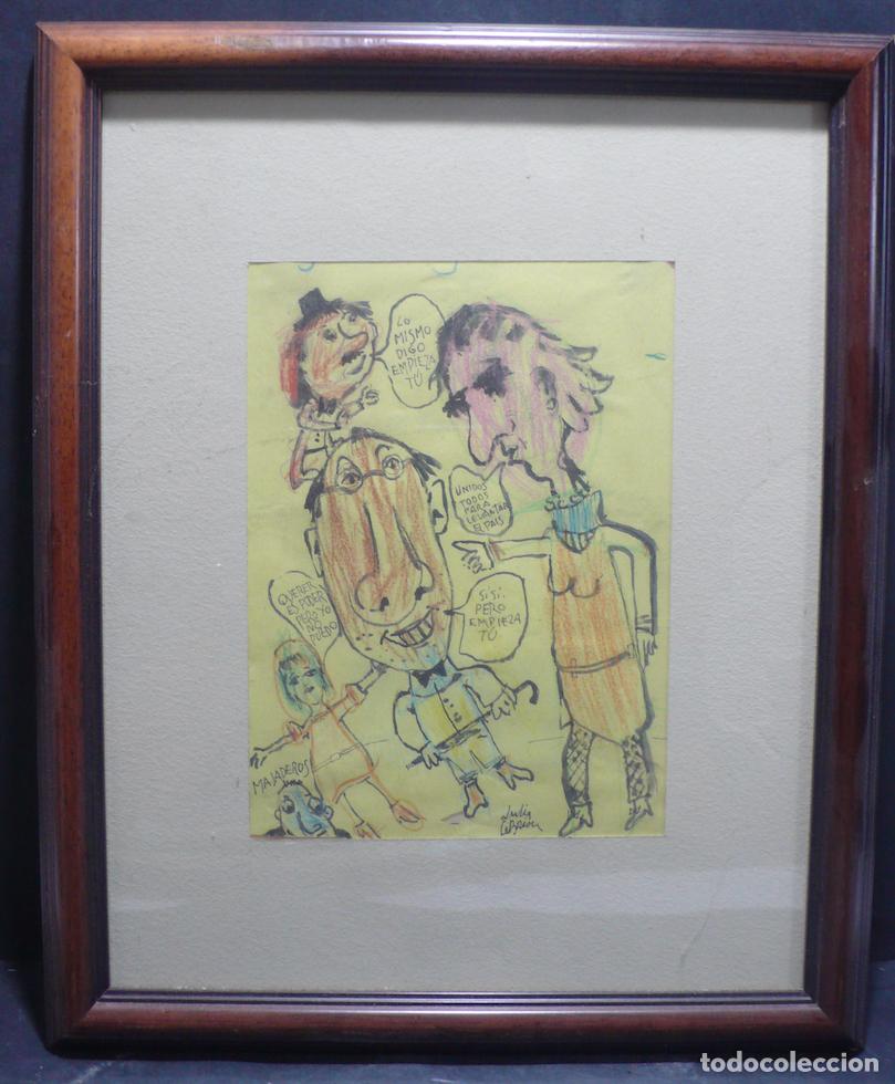 Arte: DIBUJO ORIGINAL A TINTA - Foto 1
