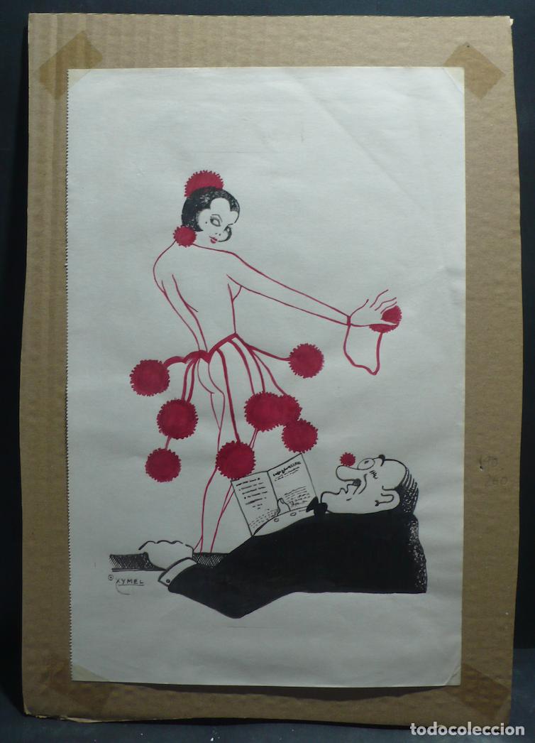 Arte: DIBUJO ORIGINAL A TINTA - Foto 1